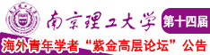 肏逼操逼视频电影南京理工大学第十四届海外青年学者紫金论坛诚邀海内外英才！